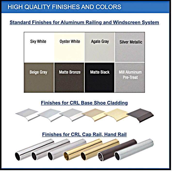 Railing Finishes